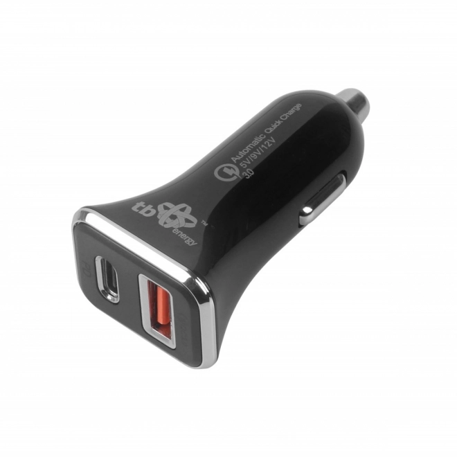 Universel biloplader USB A+C QC