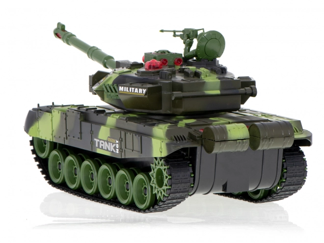 RC tank med fjernbetjening 2,4 GHz skovkamuflage