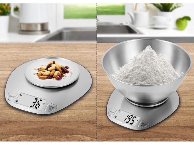 Digital køkkenvægt med præcision 5kg/1g