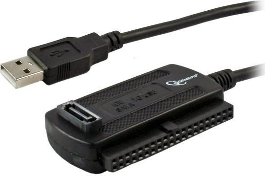 USB 2.0 til IDE/SATA-adapter 2,5″/3,5″ med strømforsyning