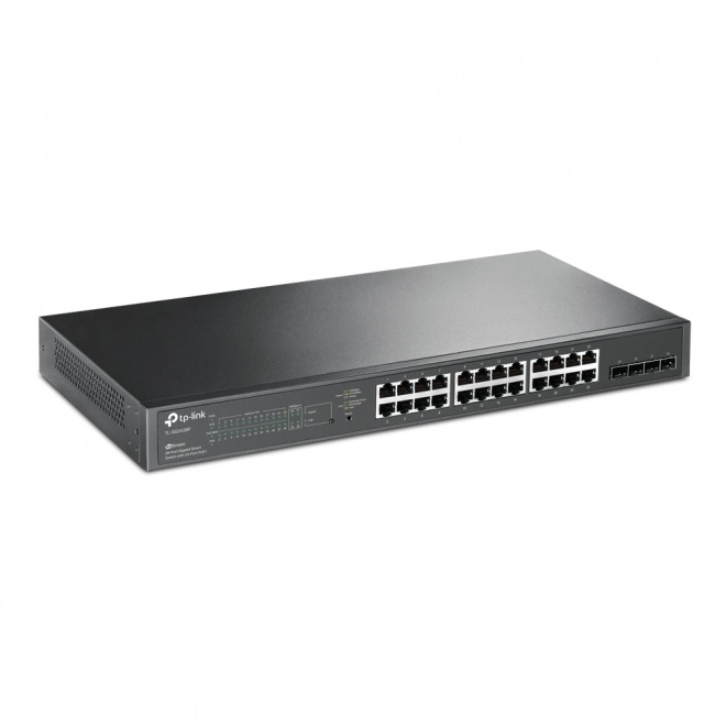TP-Link JetStream 28-port gigabit PoE+ switch med 4 SFP