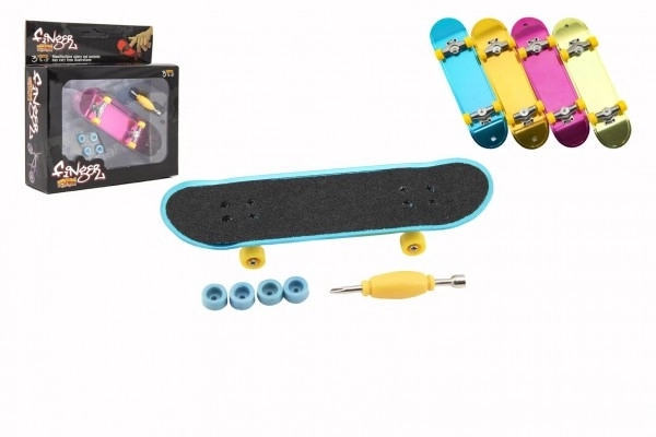 Skru-drivende fingerskateboard med tilbehør - 9 cm