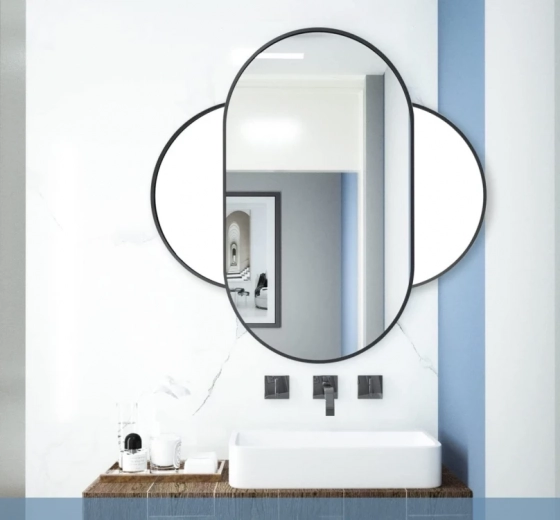 Holdbar sort aluminiumsramme