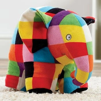 Regnbue Plysbamse Elefanten Elmer