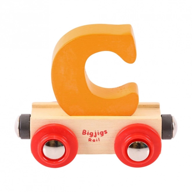 Bigjigs Rail Vogn Trætogsæt - Bogstav C