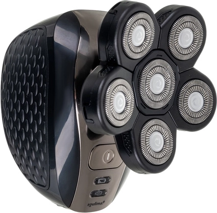 Glat og hurtig barbering med 6 roterende hoveder