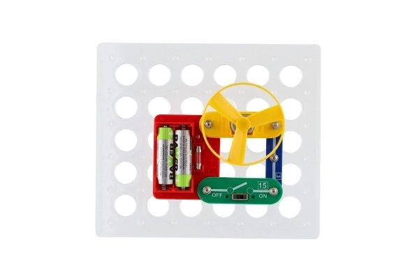 Elektronikmysterier 80 eksperimenter mini på batterier i kasse 24x18x4cm fra 6 år