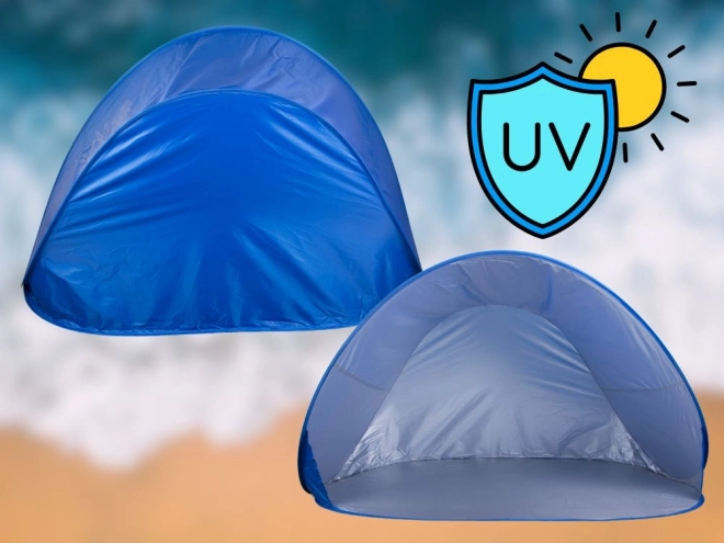 Selvopslående strandtelt med UV-beskyttelse