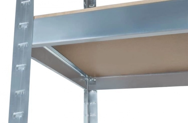 Metallreol med 4 hylder 150x75x30 cm