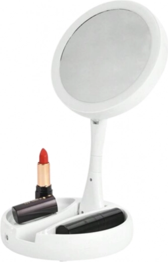 Dobbeltsidet visning med 10× forstørrelse