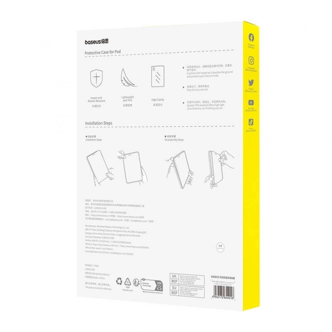 Beskyttelsesetui Baseus Simple til iPad 9.7" (2017/2018)