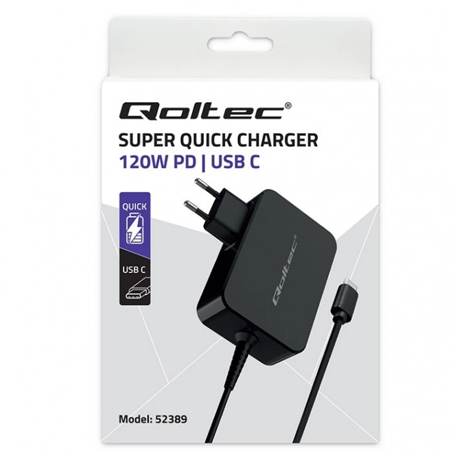 Oplader Qoltec Super Quick PD 120W USB-C