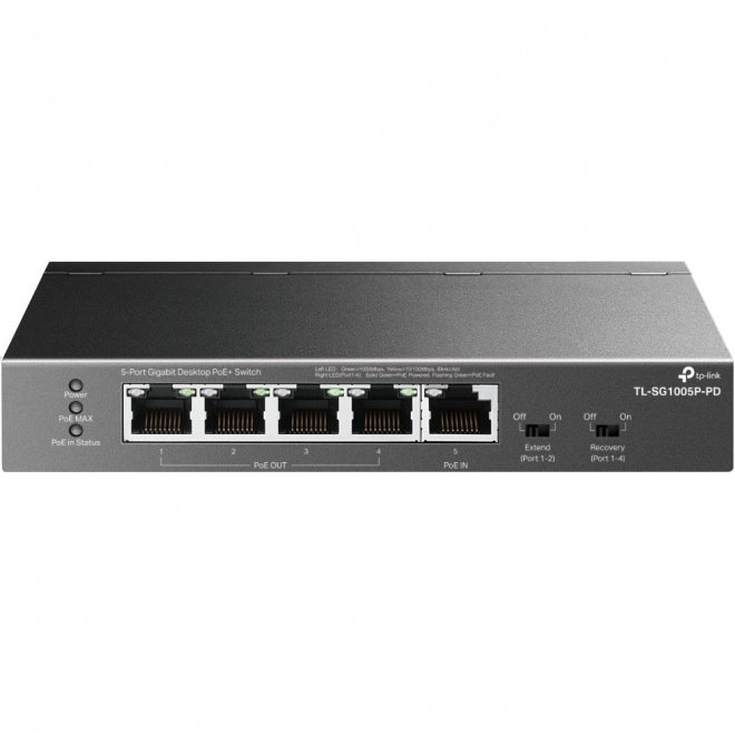 Netværksswitch TP-Link TL-SG1005P-PD med 5 gigabit-porte PoE