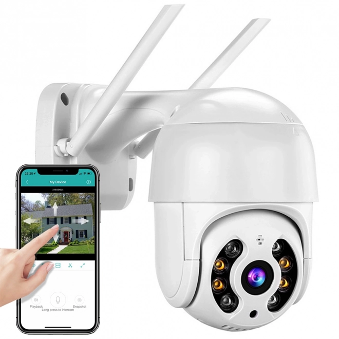 Udendørs smart WiFi-kamera Full HD med optisk zoom