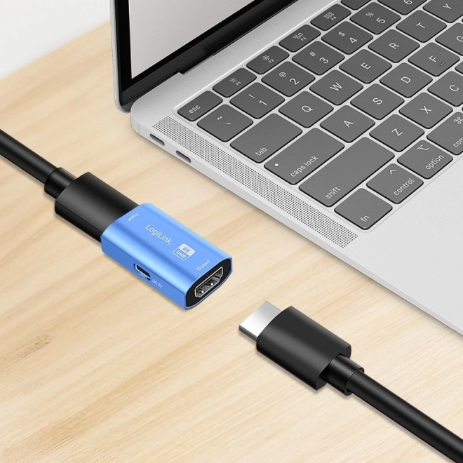 Repeater HDMI 8K/60HZ HDCP2.3, blå aluminium