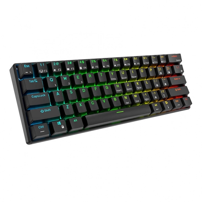 Mekanisk tastatur Royal Kludge RK61 RGB med røde kontakter
