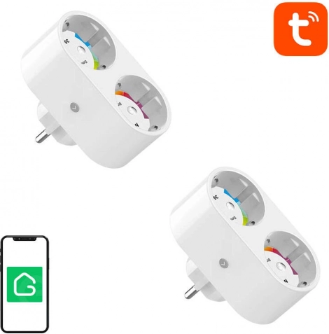 dobbelt smart wi‑fi-stik Gosund SP211, sæt 2 stk.