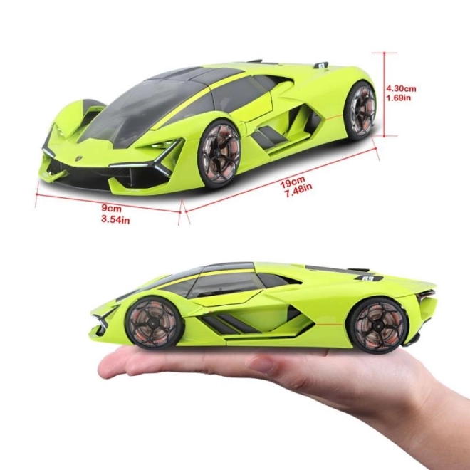 Bburago 1:24 Lamborghini Terzo Millenio Grøn