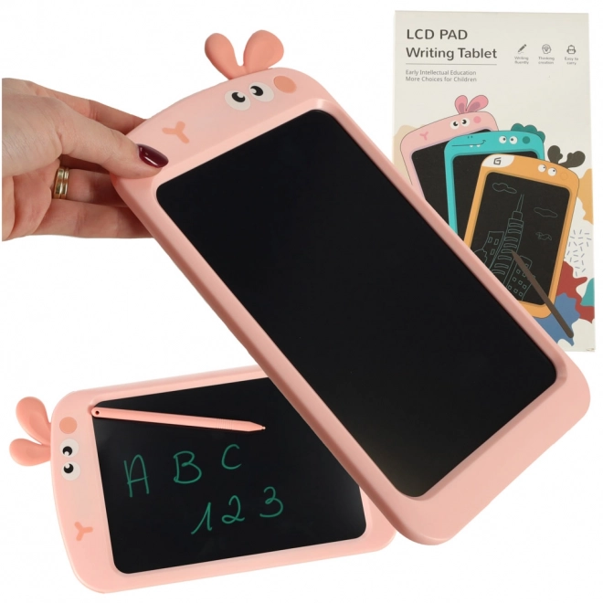 Tegnetablet med kanin 8,5' pink