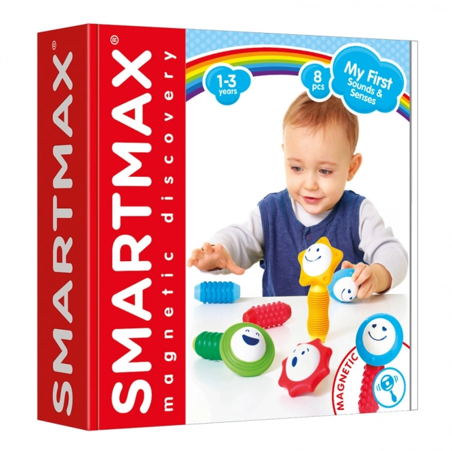 Magnetisk Byggesæt SmartMax Udvikler Sanserne - 8 Dele