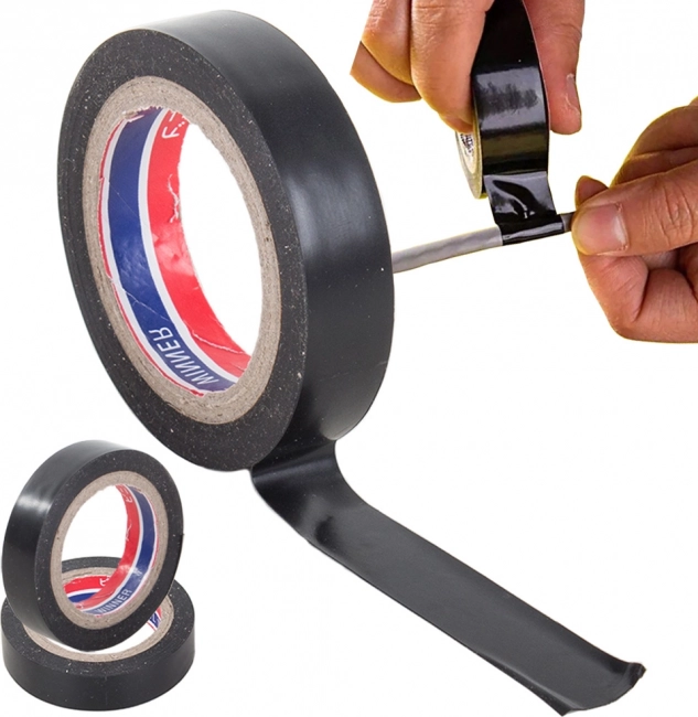 PVC isoleringstape sort vandtæt 17 mm 18 m