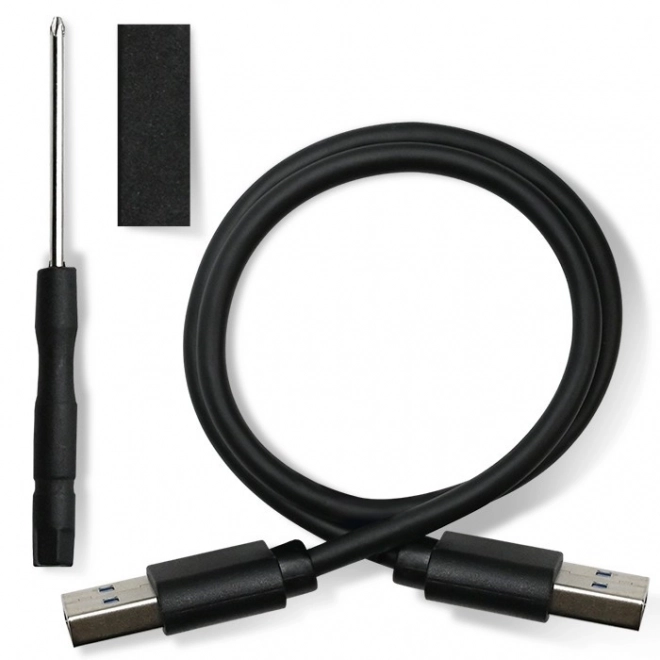 Eksternt etui til HDD/SSD 2.5" SATA3 USB 3.0 Blå