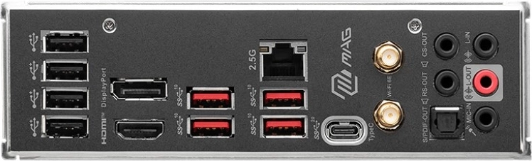 Premium tilslutning: Wi‑Fi 6E, 2,5G LAN og rigt I/O