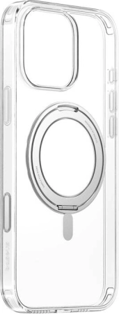 Magnetisk gennemsigtigt etui med stander BASEUS SkyRing 360° til iPhone 16 Pro