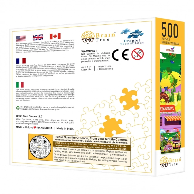Brain Tree Puzzle Lukket Verden 500 brikker