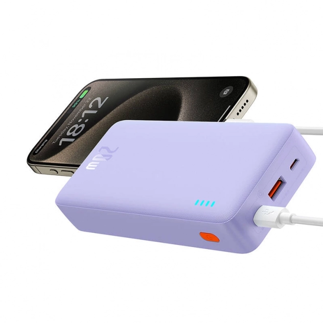 Baseus Airpow 20000mAh 20W powerbank (lilla)
