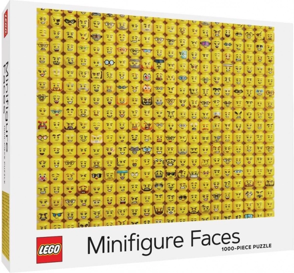 Chronicle Books LEGO minifigurans ansigter puslespil 1000 brikker