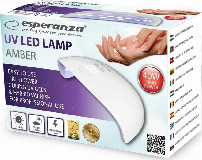 UV LED-lampe til hybridlak Emerald