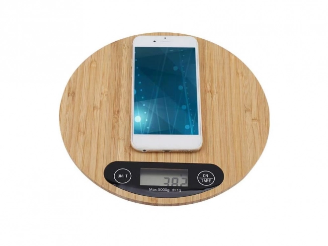 Bambus digital køkkenvægt op til 5 kg