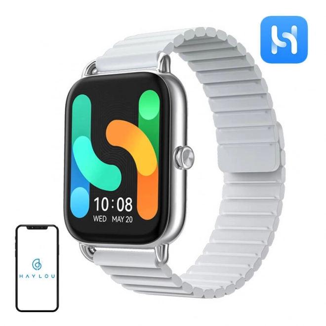Smarte ure Haylou RS4 Plus (sølvfarvede)