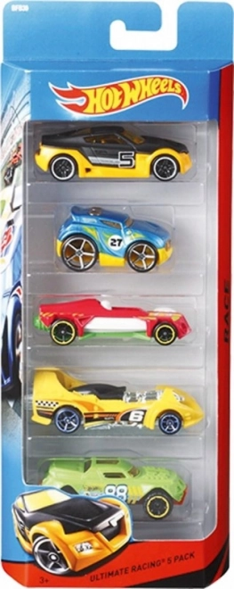 Hot Wheels samling af fem legetøjsbiler
