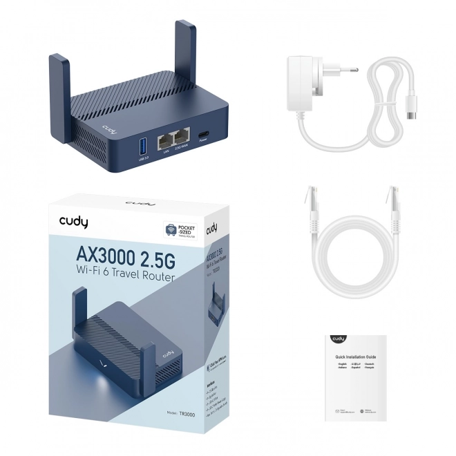 TR3000 VPN Rejserouter AX3000