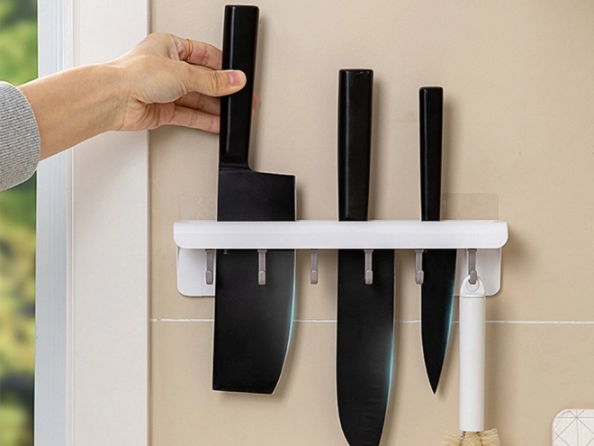 Vægmonteret knivholder