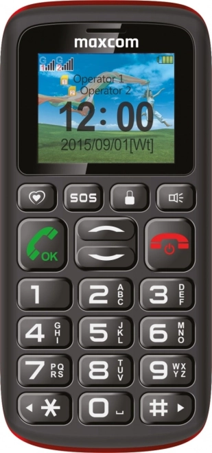 Poliphone-telefon med store knapper