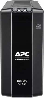 Nødstrømsforsyning APC Back-UPS Pro 650VA med AVR og LCD, 6x IEC C13