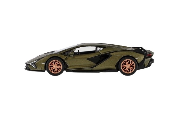 Auto Kinsmart Lamborghini Sián FKP 37 metal/plast 13cm mix farver