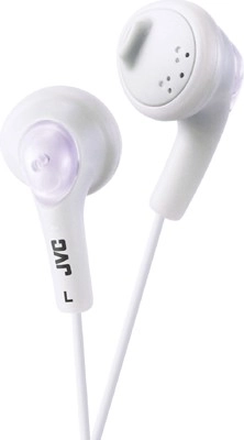 Trådet in-ear høretelefoner, hvide