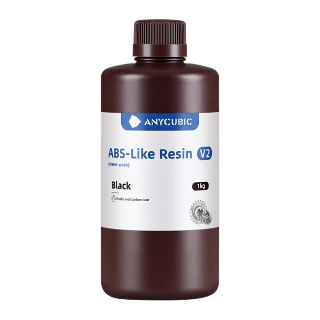 Anycubic ABS-Lignende Resin V2 Sort harpiks til 3D-print