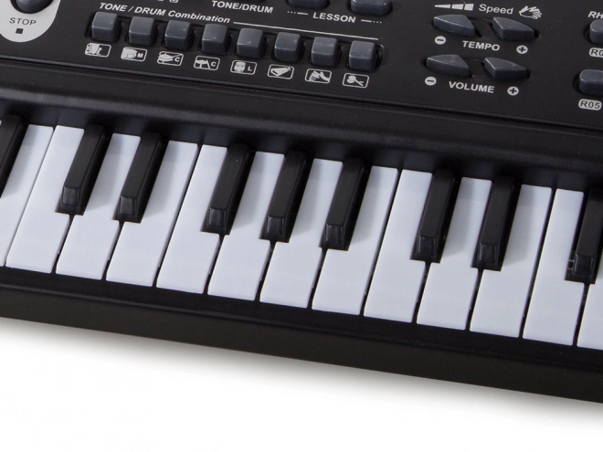 Elektroniske orgel med mikrofon til børn