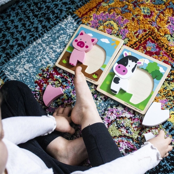 Bigjigs Toys Indsæt puslespil Lille Gris