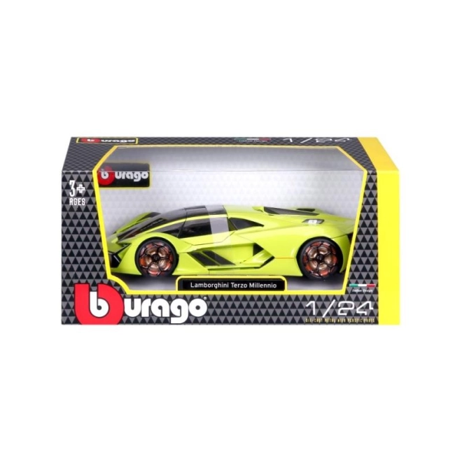 Bburago 1:24 Lamborghini Terzo Millenio Grøn