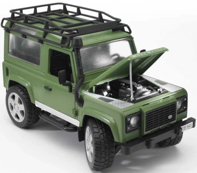 Bruder LAND ROVER med hestetrailer