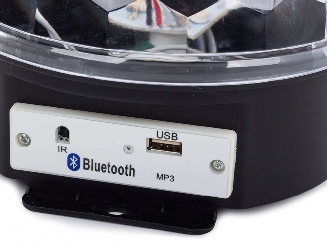 LED diskokugle USB MP3 projektor med Bluetooth og laser