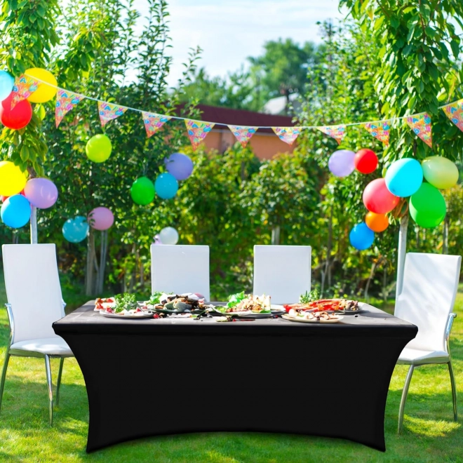 Universel elastisk borddæksel til catering 180 cm sort MultiGarden