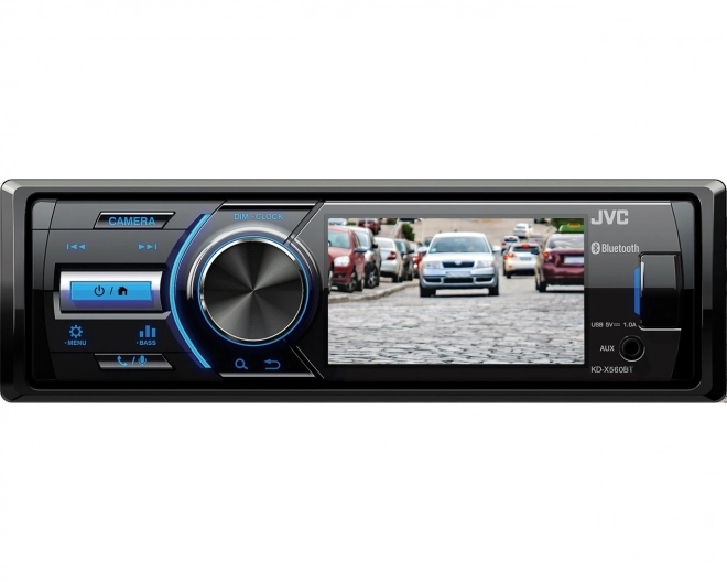 Bilradio JVC med Bluetooth og skærm