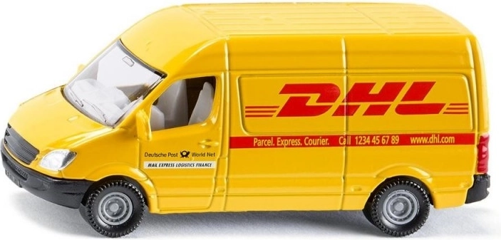 Realistisk udseende med autentiske DHL-tryk